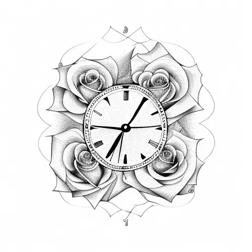 Clock Rose Trees