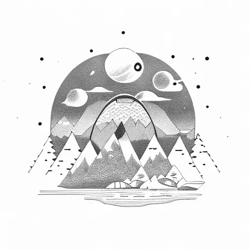 Bear Camping Mountains