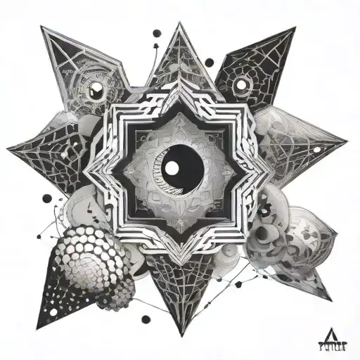 Incorporate Intricate Geometric Patterns And Psychedelic Colors To Represent The Experience Of Dmt