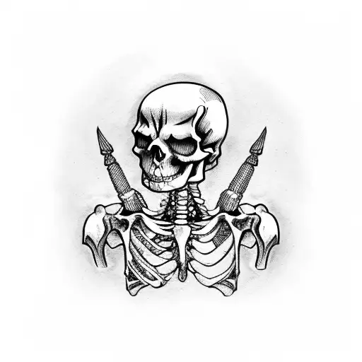 Skeleton Dressed In Confederate Uniforms