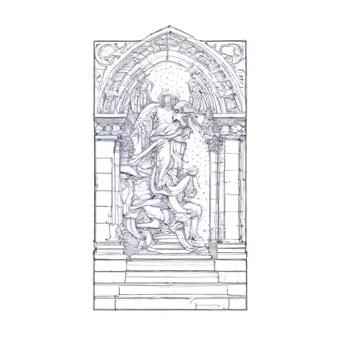 Angels And The Gothic Arch