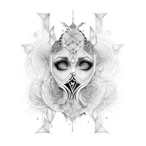 Symmetrical Beautiful Badass Feminine