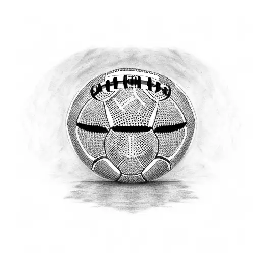 Football And Daksha Writen On It