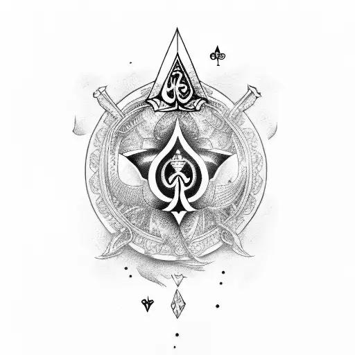 Ace Of Spades And Dice