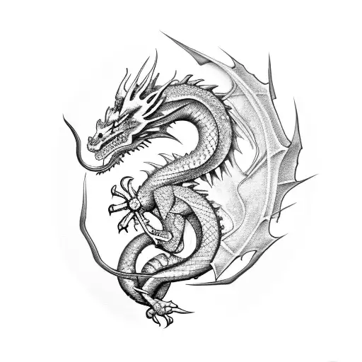 Dragon Whit Blade