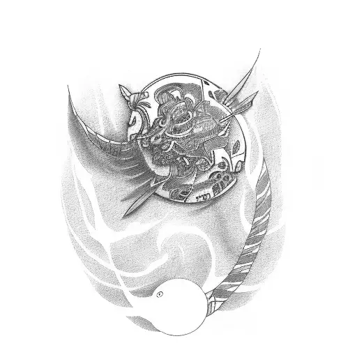 Lane Around The Forearm With Korean Pictures In It