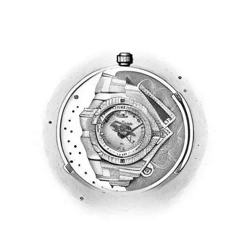 Euro Money A Watch And A Gun