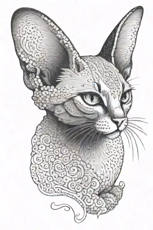 Angel Siamese Cat Sitting