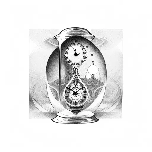 Hourglass Clock Time Reverse