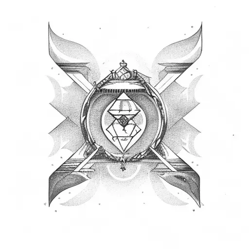 Hourglass In The Form Of Libra Zodiac Sign