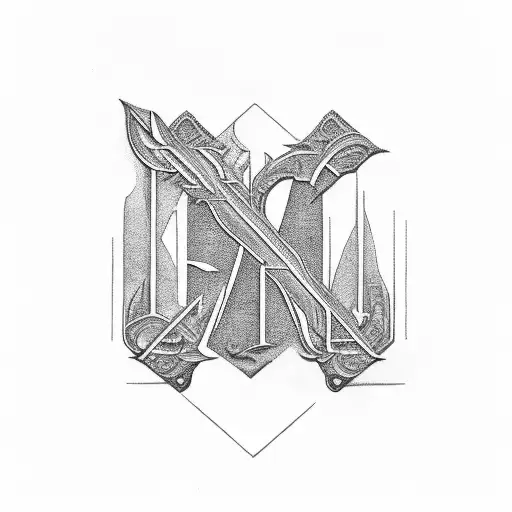 Initials Aja With 3 December 1953 As A Date Underneath The Initials