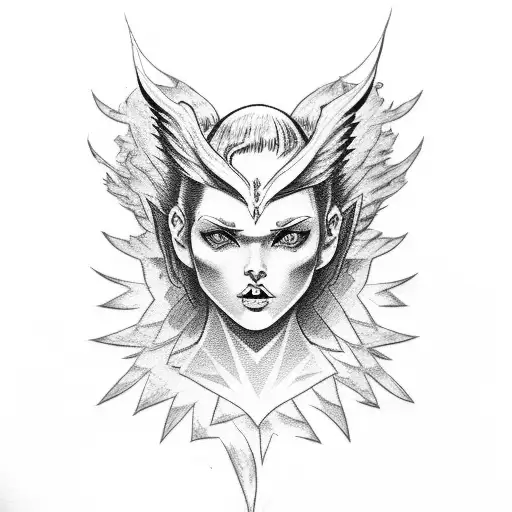 Angel Fighting Demon