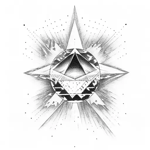 Dark Side Of The Moon Mixed With Rocky Moutains