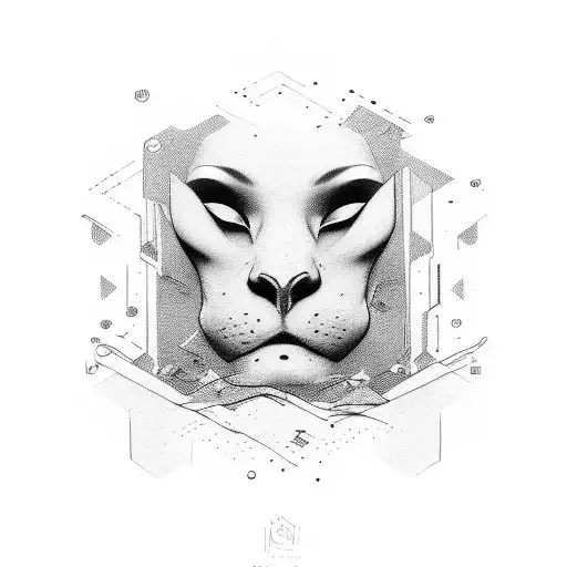 Abstract Depiction Of Guilt Mixed With Drama Masks