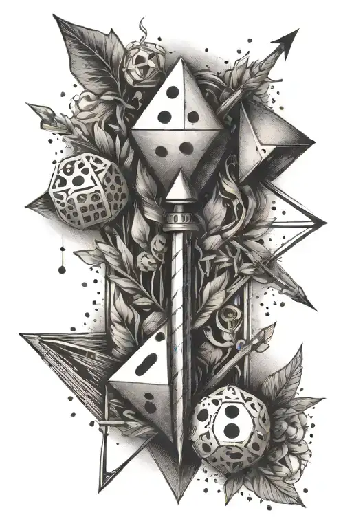 Arrow Ans Dice Surrounded