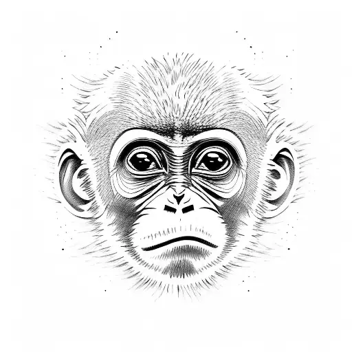 Small Monkey Walking On All Douro Sideways