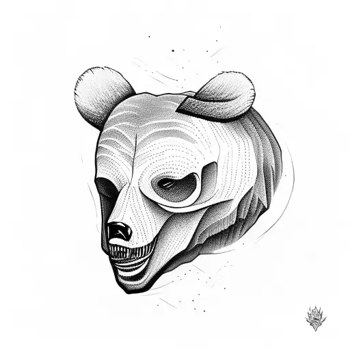 Bear Skull Hart Monny