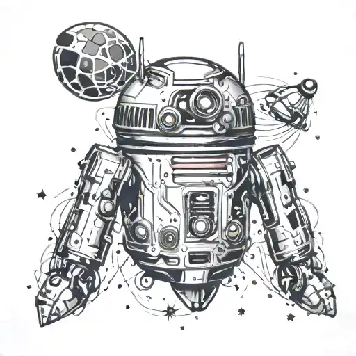 Android And Space Themed