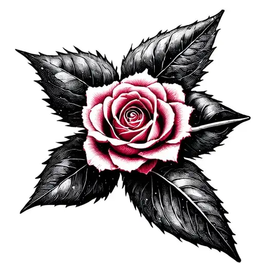 Arrow With Rose Petal Fletching