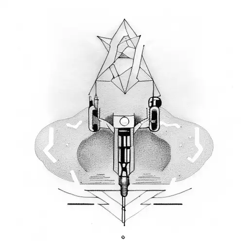 Minimalist Tattoo Gun