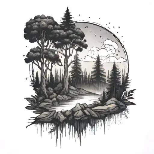 Cyclicity Of Life Forest Nature