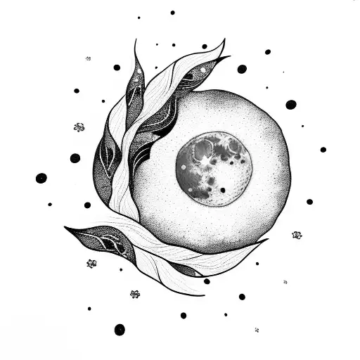 Moon Flower Sparkle Fineline