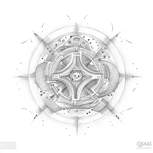 A Circle Of Life With 5 Circles With Each One Same Distance From The Other