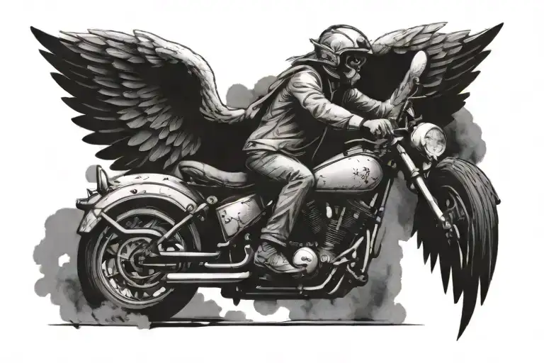 Angel En Bike