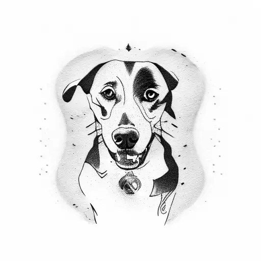 A Dog Wearing A Real Madrid Kit