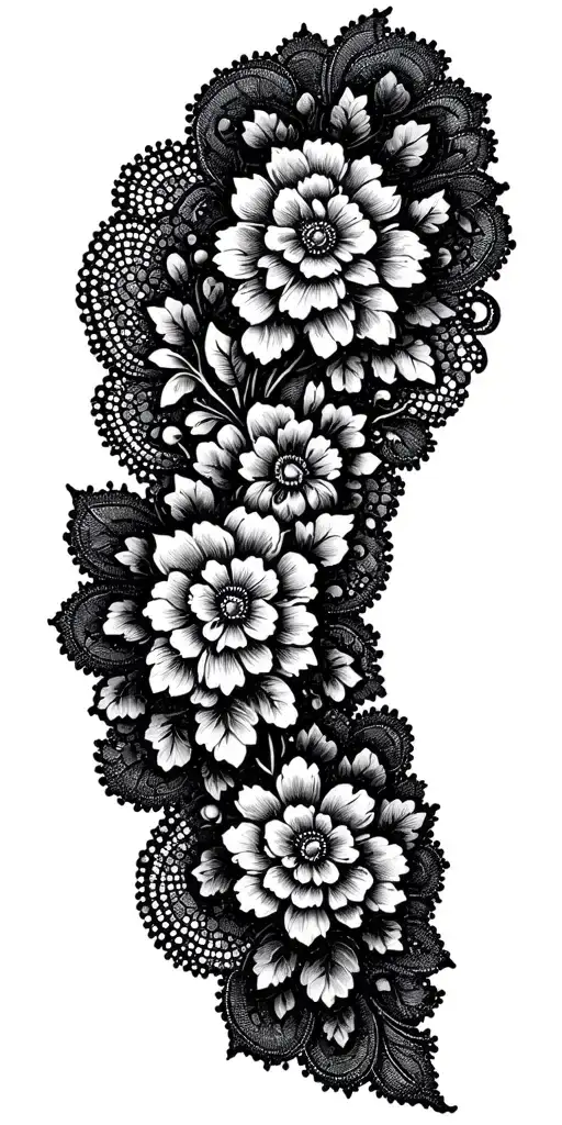 Floral Lace Background