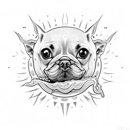 Blind Dog Jumping Swallowing The Sun