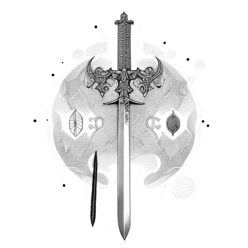 Sword With Scale Handle