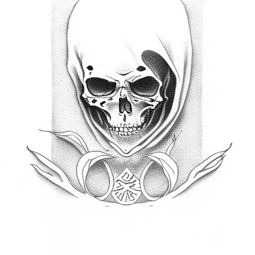 Woman Holding The Death Tarot Card