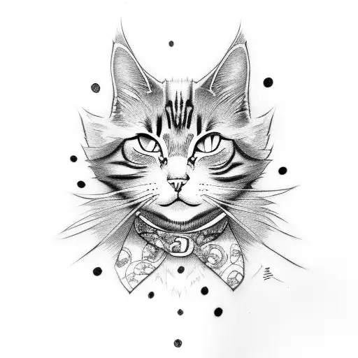 Anime Girl With A Cat