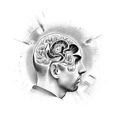 Man With Fire In His Brain