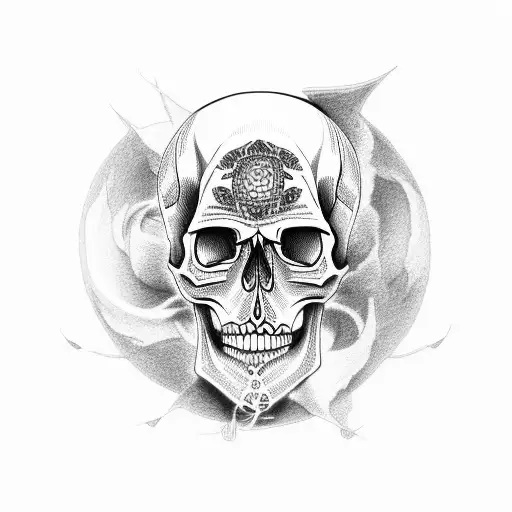 Skull With Mandala