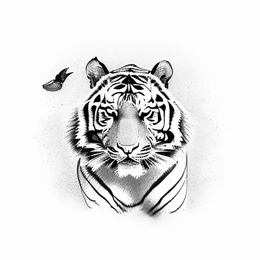 Tiger On A Record Player