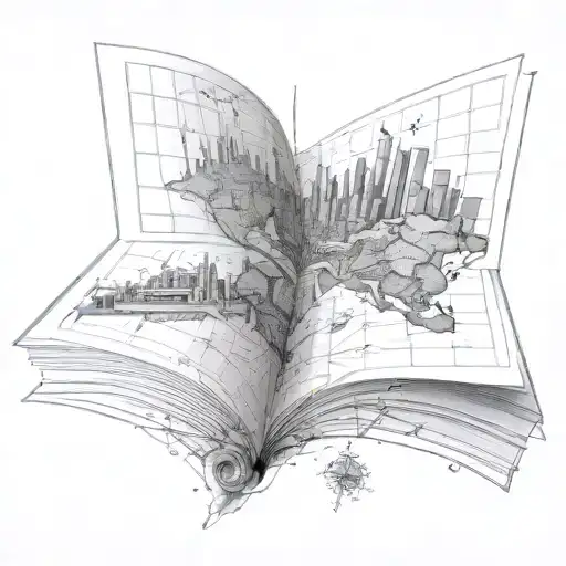 City Metro Map And Book Open