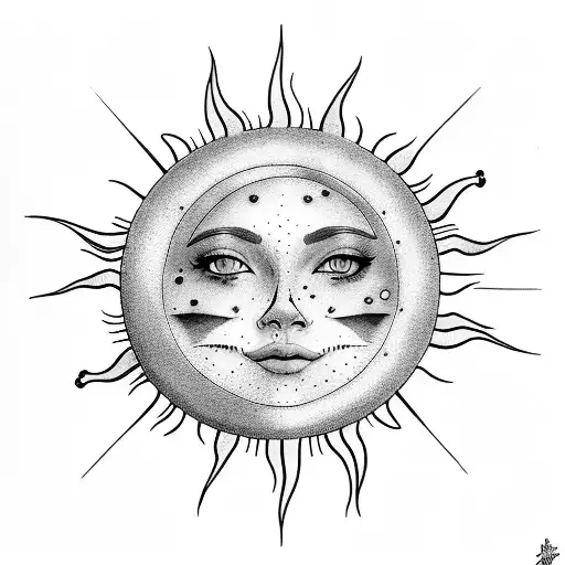 A Sun In Positive Air Mixed With A Moon In Negative Air