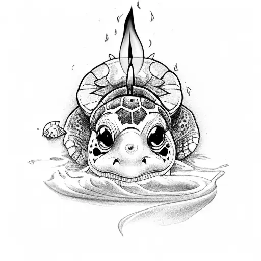 Candle Burning At Both Ends With Turtles And Friendship And Death Of A Loved One
