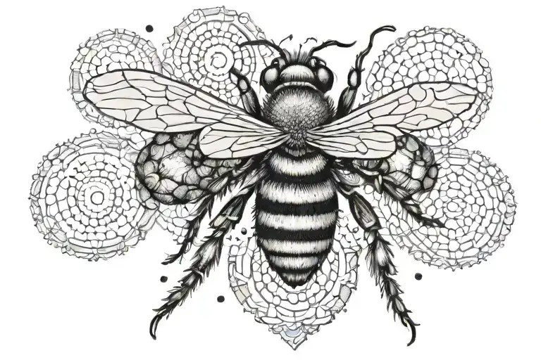 Bumble Bee Mandala