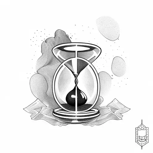 Clean Hourglass Without Background
