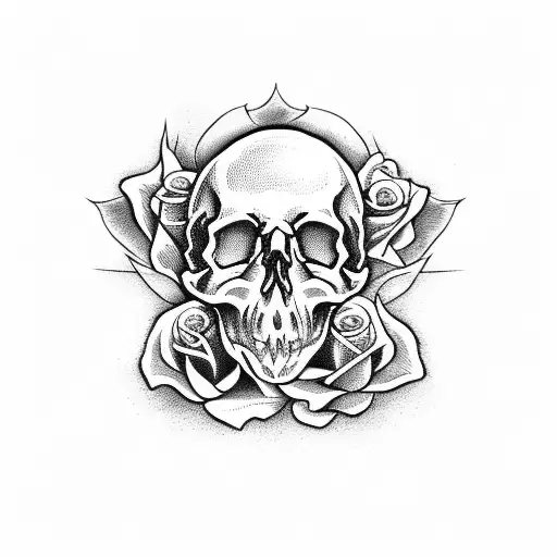 Skull And Roses