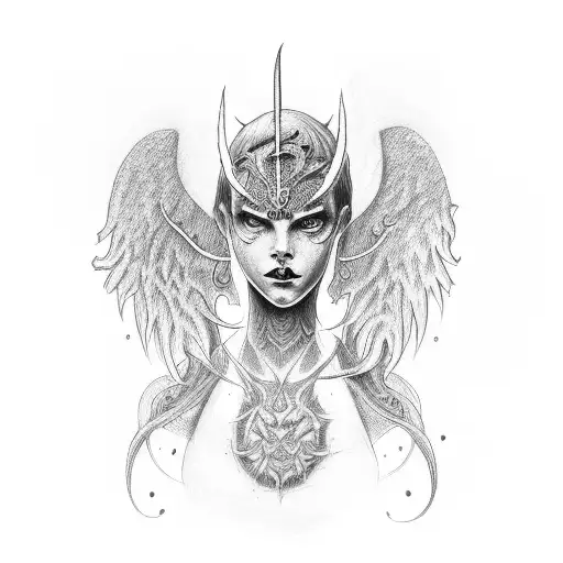 A Demon Trying To Change Into Angel