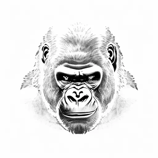 A Gorilla With A Football