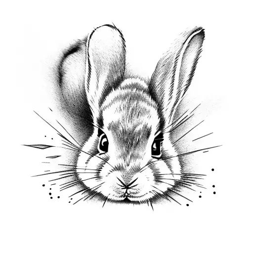 Baby Bunny With Lily