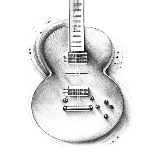 Guitar Word Art Design