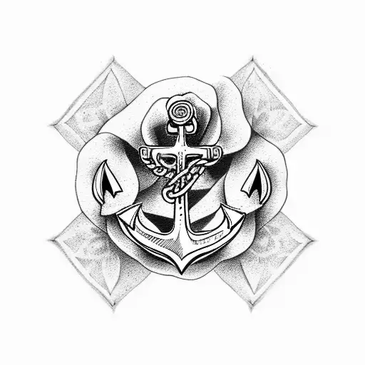 Anchor And Roses Old School