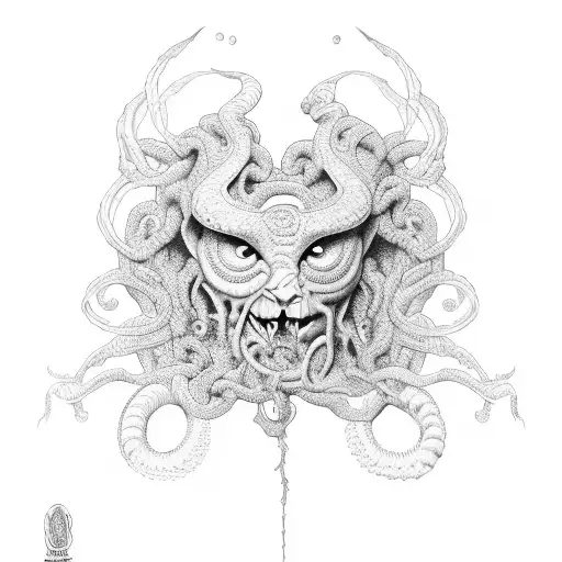 Top Half Medusa Head