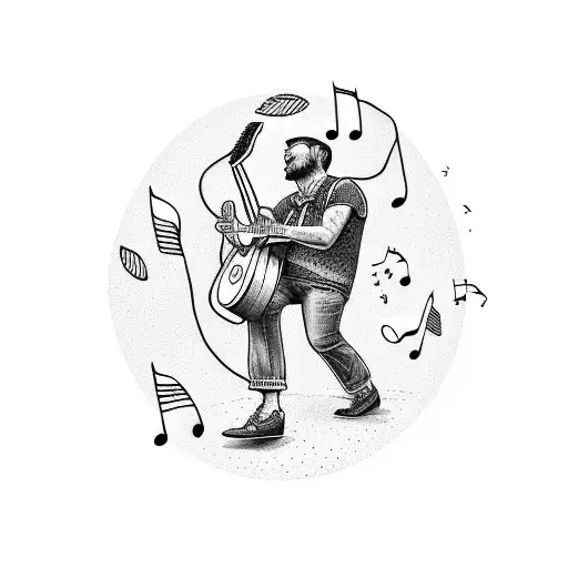 Dad Singing Lullaby On Guitar